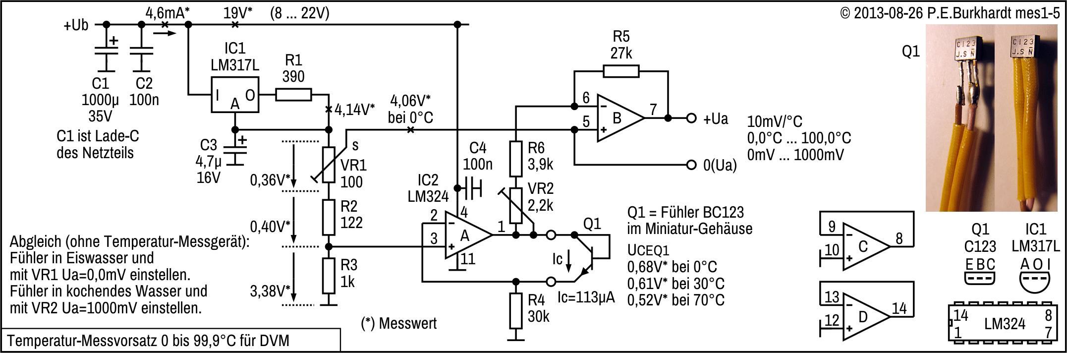 Temperatur-Messvorsatz 0 bis 100C