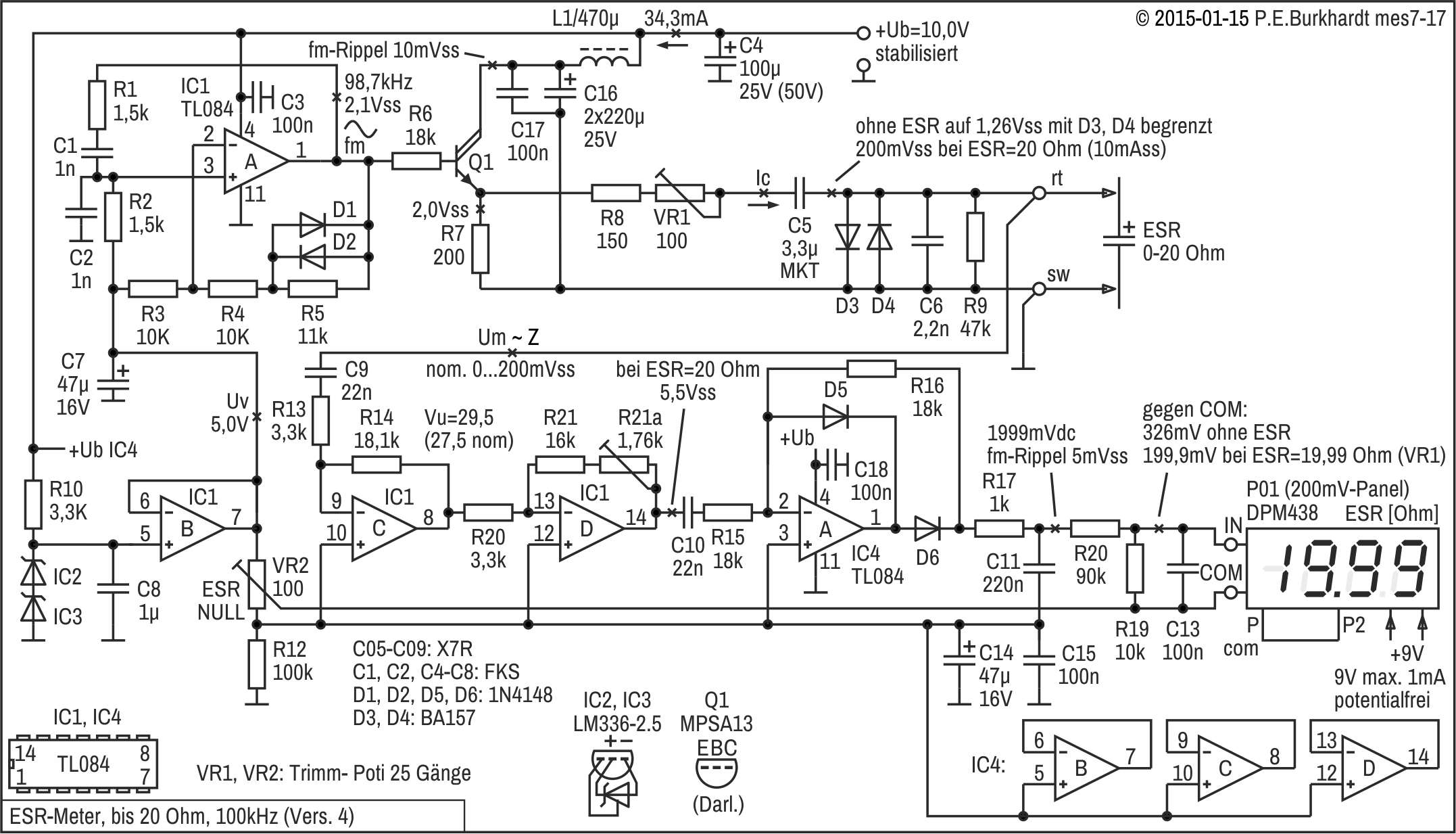 ESR-Messgert (4), 100 kHz